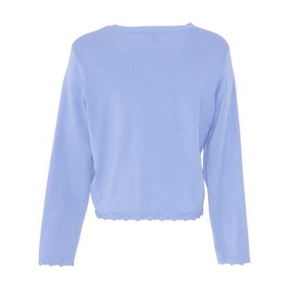 Blue Cardigan Sweater