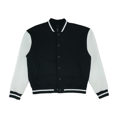 Black Color Block Jacket
