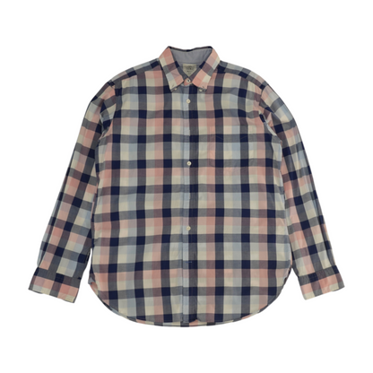 Multi Check Long Sleeve Button Down