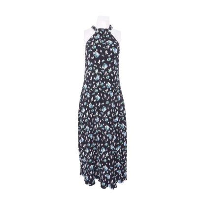 Black Floral Midi Dress