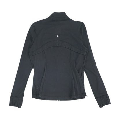 Black Solid Active Jacket