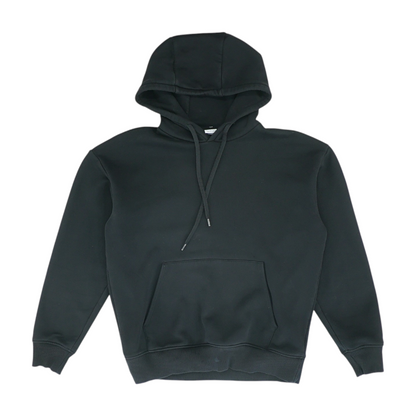 Black Solid Hoodie Pullover