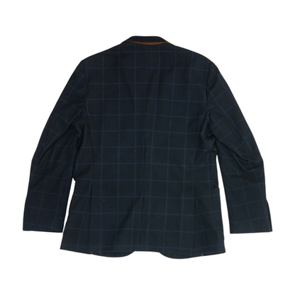 Navy Plaid Sport Coat