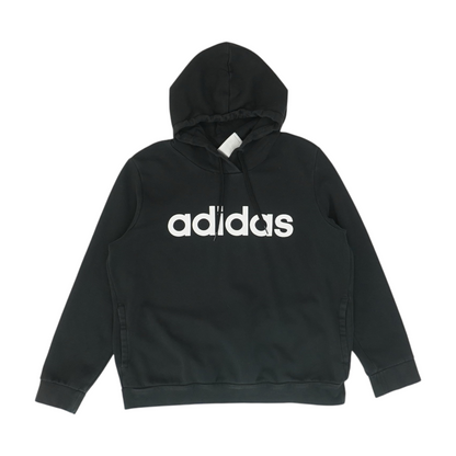 Black Solid Hoodie Pullover