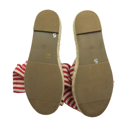 Red Flat Sandals