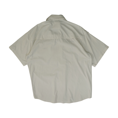 Ivory Solid Outdoor Button Down