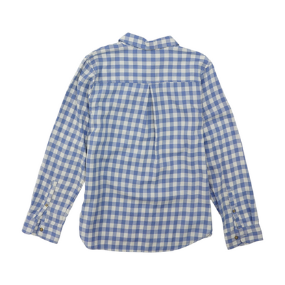 Blue Check Flannel Button Down