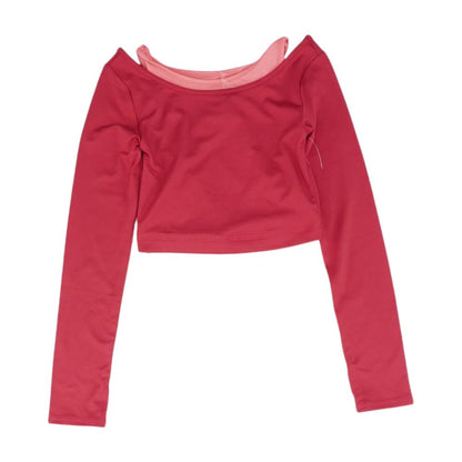 Magenta Solid Active T-Shirt