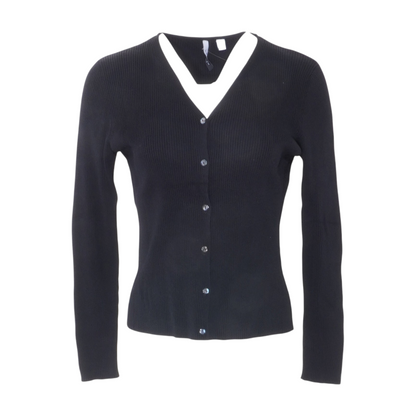 Black Cardigan Sweater