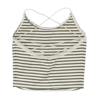 White Striped Blouse