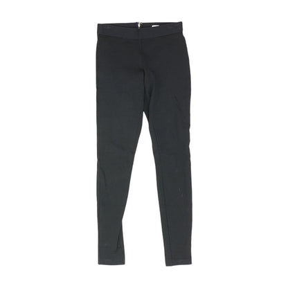 Black Solid Pants