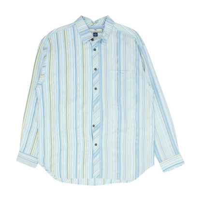 Multi Striped Long Sleeve Button Down