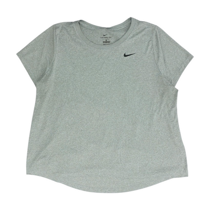 Gray Solid Active T-Shirt
