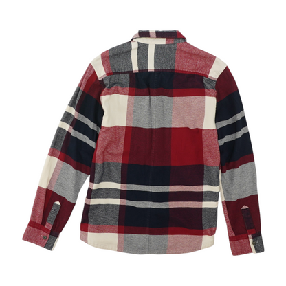 Multi Plaid Flannel Button Down
