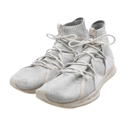 Gray High-Top Athletic Shoes