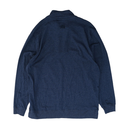 Navy Solid 1/4 Zip Pullover