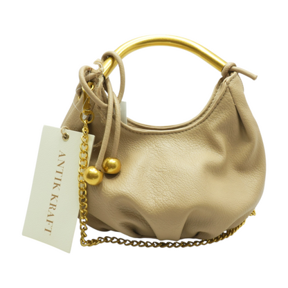 Beige Handbag