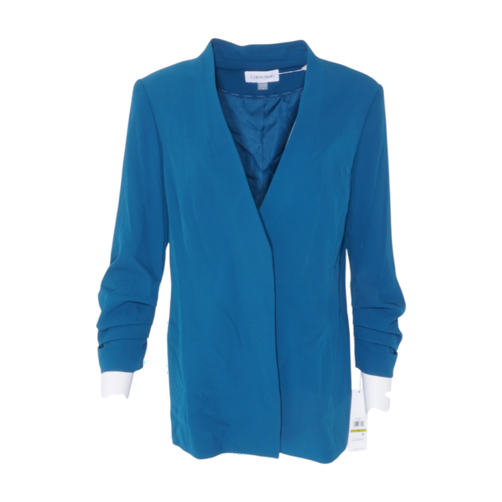Teal Solid Blazer