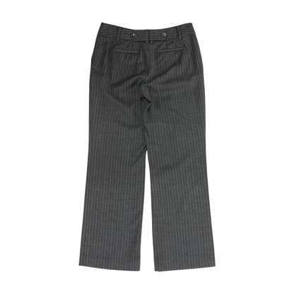 Gray Petite Striped Pants