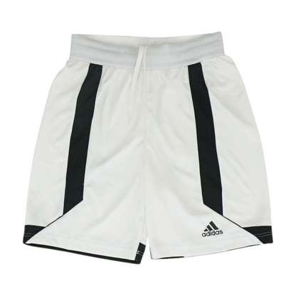 White Color Block Active Shorts