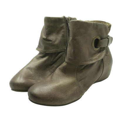 Bronze Ankle Boots