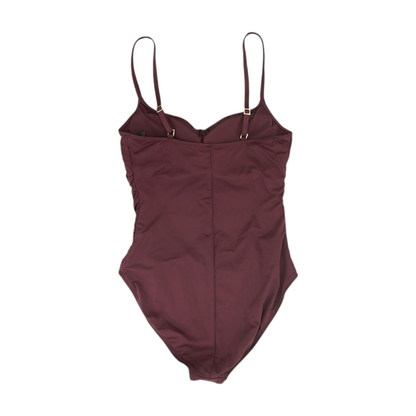 Burgundy One-Piece