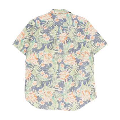 Multi Tropical Short Sleeve Button Down