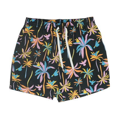 Black Print Swim Bottom