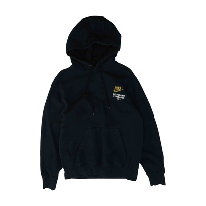 Black Solid Hoodie Pullover