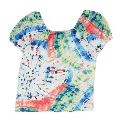 Multi Petite Tie-Dye Blouse