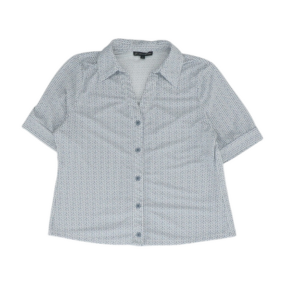 Blue Floral Button Down