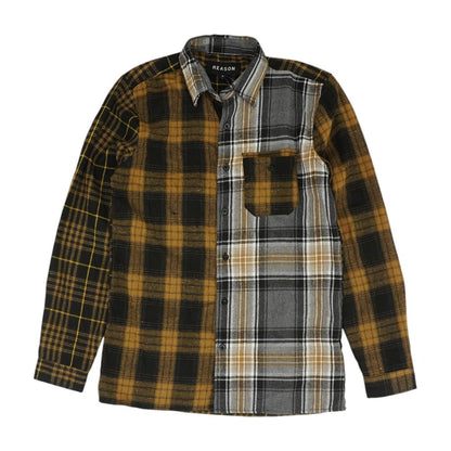 Multi Check Flannel Button Down