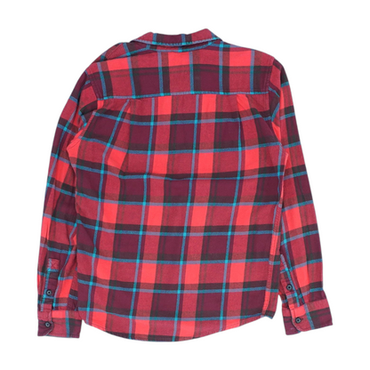 Red Plaid Flannel Button Down