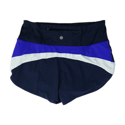 Blue Color Block Active Shorts