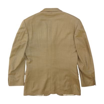 Vintage Brown Long Solid Blazer