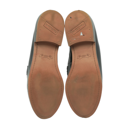 Black Slip-On Flats