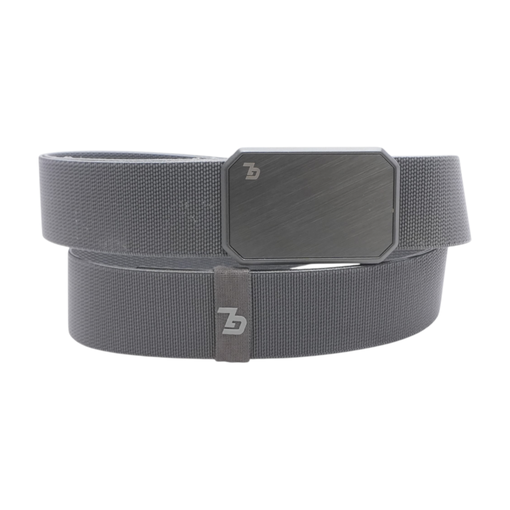 Gray Fabric Belt
