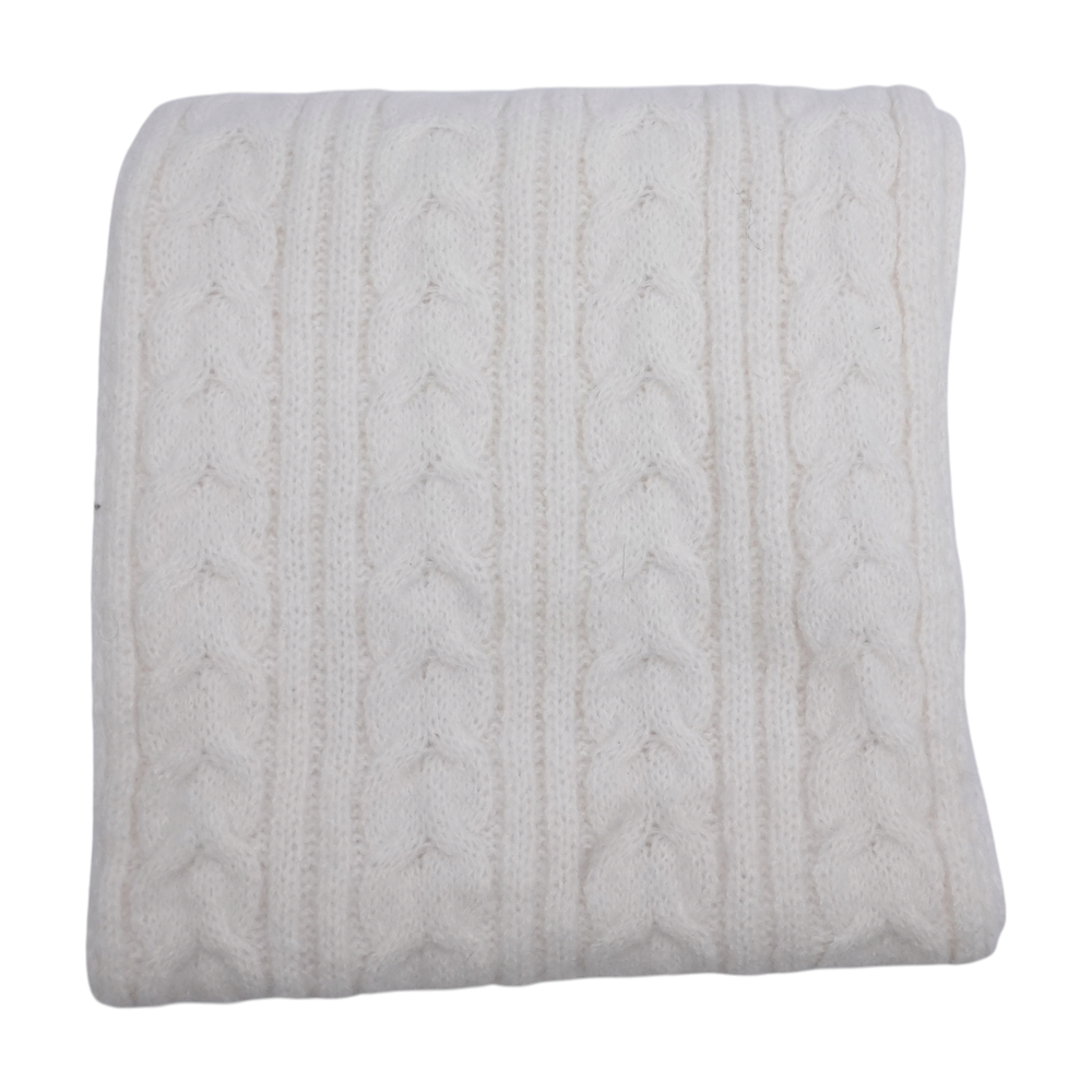 White Polyester Scarf