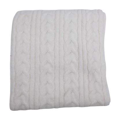 White Polyester Scarf