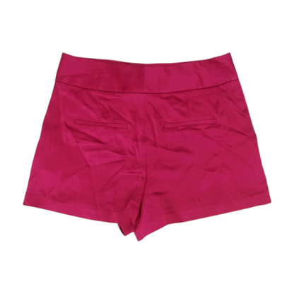 Magenta Solid Chino Shorts
