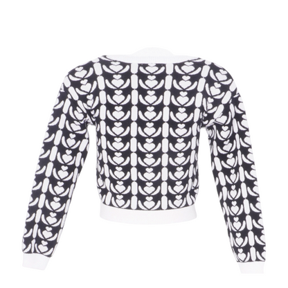 Black Hearts Cardigan Sweater