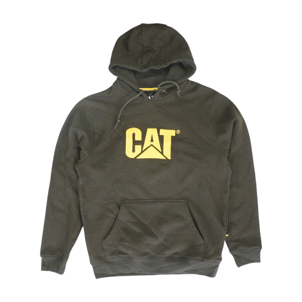 Brown Solid Hoodie Pullover
