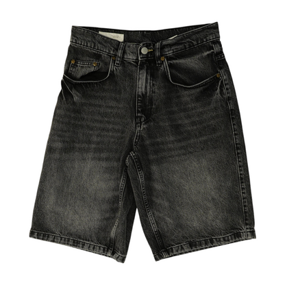Black Denim Shorts