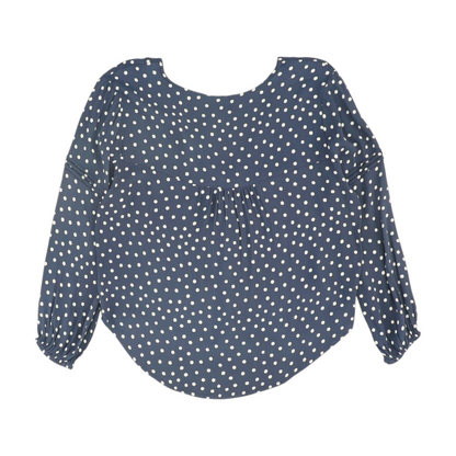 Navy Floral Blouse