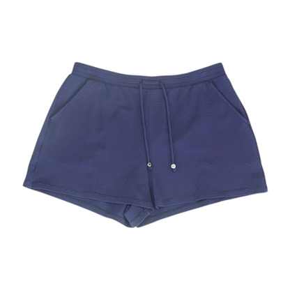 Navy Solid Active Shorts