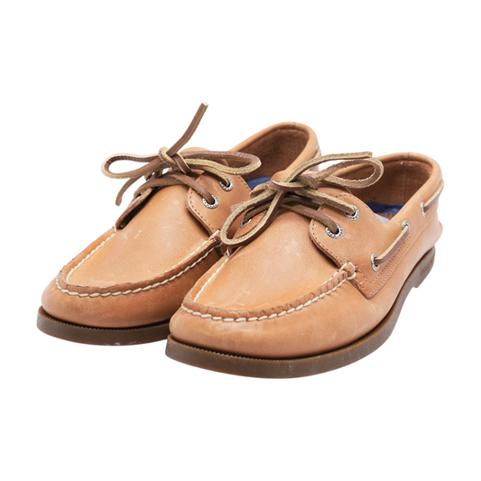 Tan Lace-Up Casual Shoes