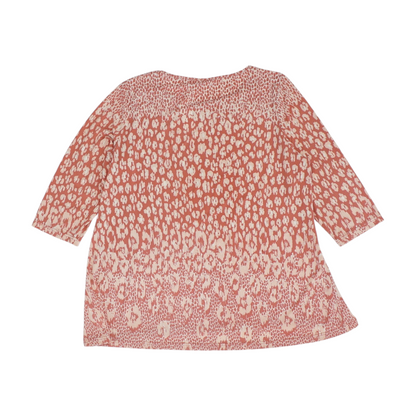 Pink Animal Print Blouse