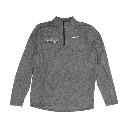 Gray Penn State Harrisburg Solid 1/4 Zip Pullover