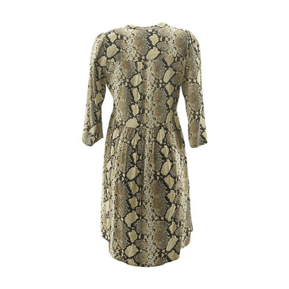 White Animal Print Mini Dress