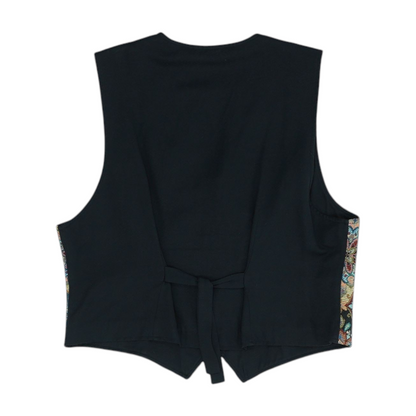 Vintage Full-Zip Tapestry Vest